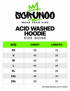 Pressure Made — Men’s Acid-Washed Oversized Hoodie