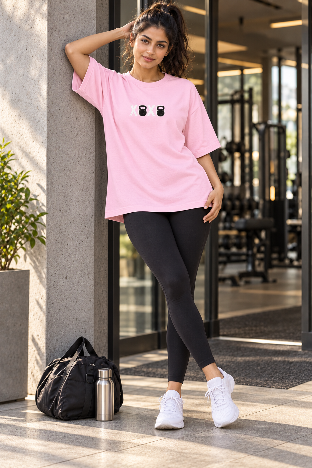 XOXO –  Kisses & Kettlebells - Women's Oversized T-Shirt