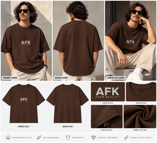 AFK – Men's Oversized T-Shirt