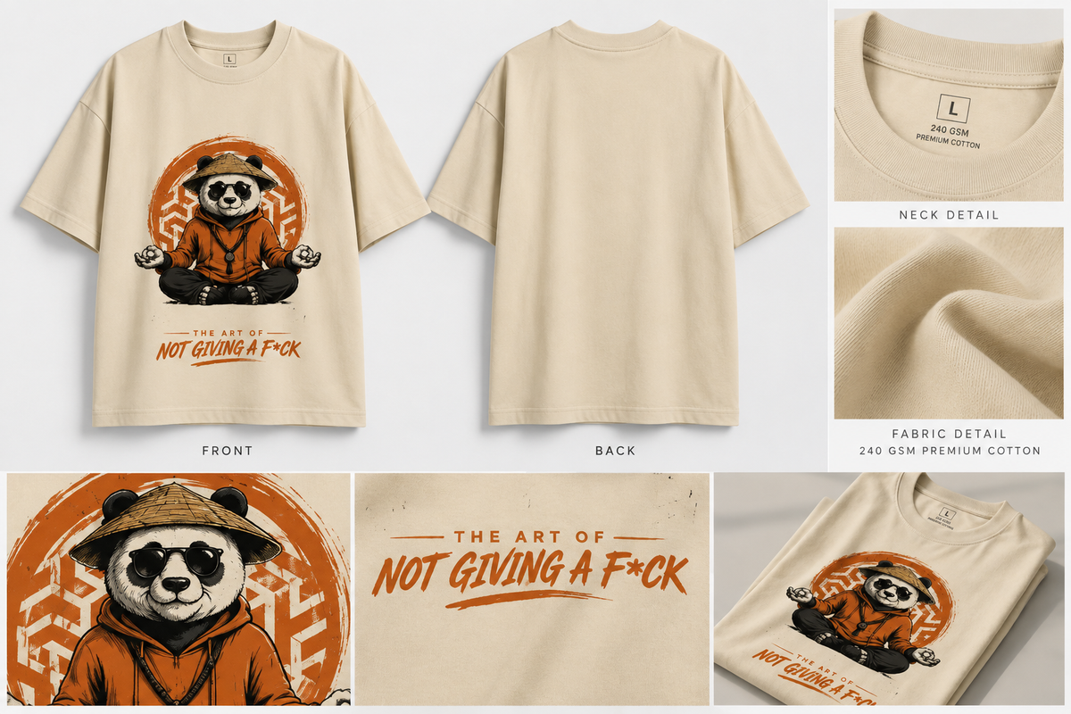 Unisex Premium Oversized: NGAF