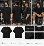 Discipline – Men's Oversized Gym T-Shirt