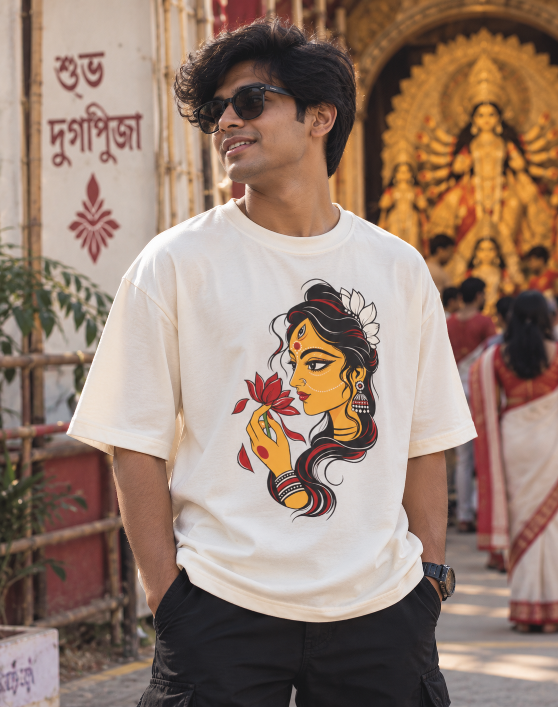 Pujo Energy – Unisex Oversized T-Shirt