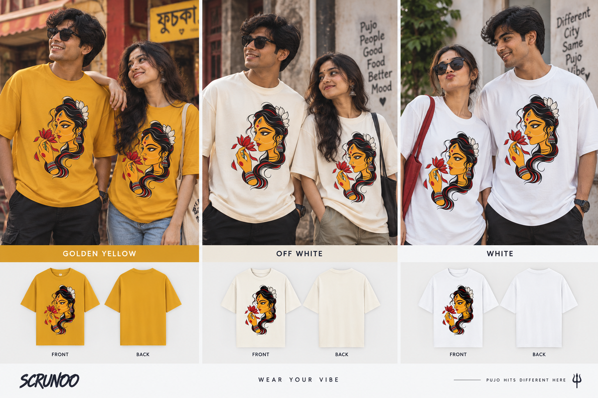 Pujo Energy – Unisex Oversized T-Shirt