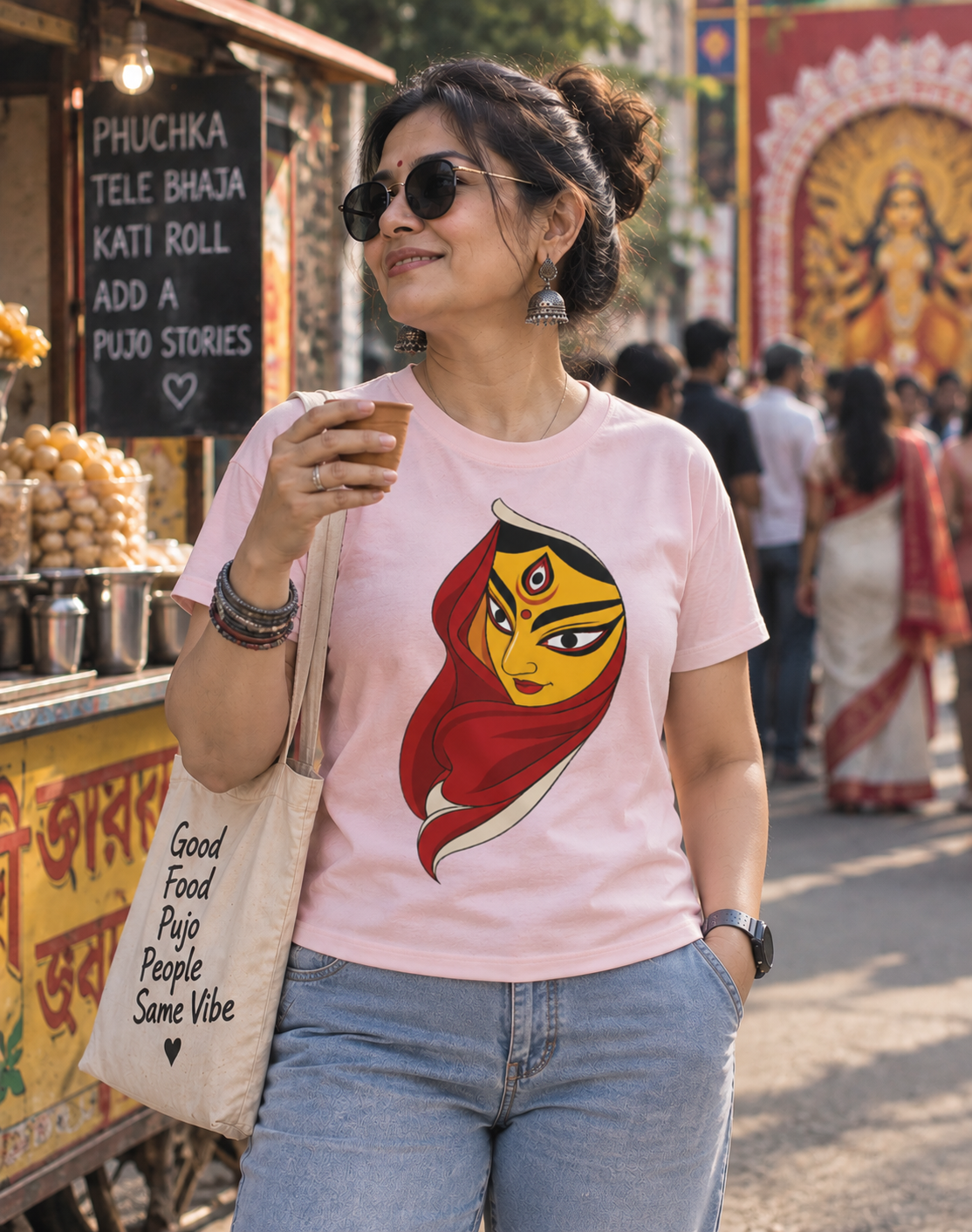 Pujo Drip – Unisex Oversized T-Shirt