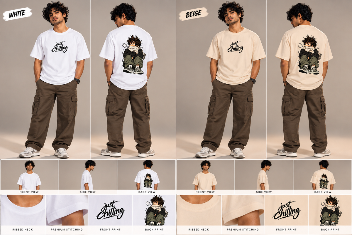 Just Chilling – Men's Supima T-Shirt