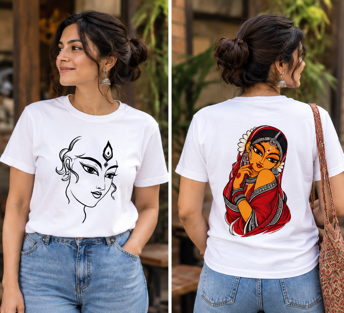 Shakti in Every Detail – Women Graphic Supima T-Shirt