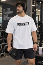 Dominate – Men's Oversized Gym T-Shirt