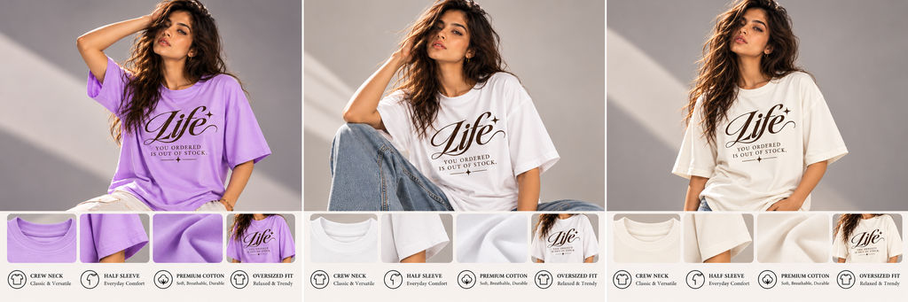 Life You Ordered – Women’s Oversized T-Shirt