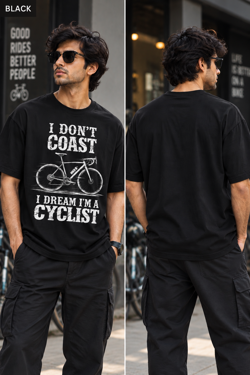 Cyclist – Unisex Oversized T-Shirt