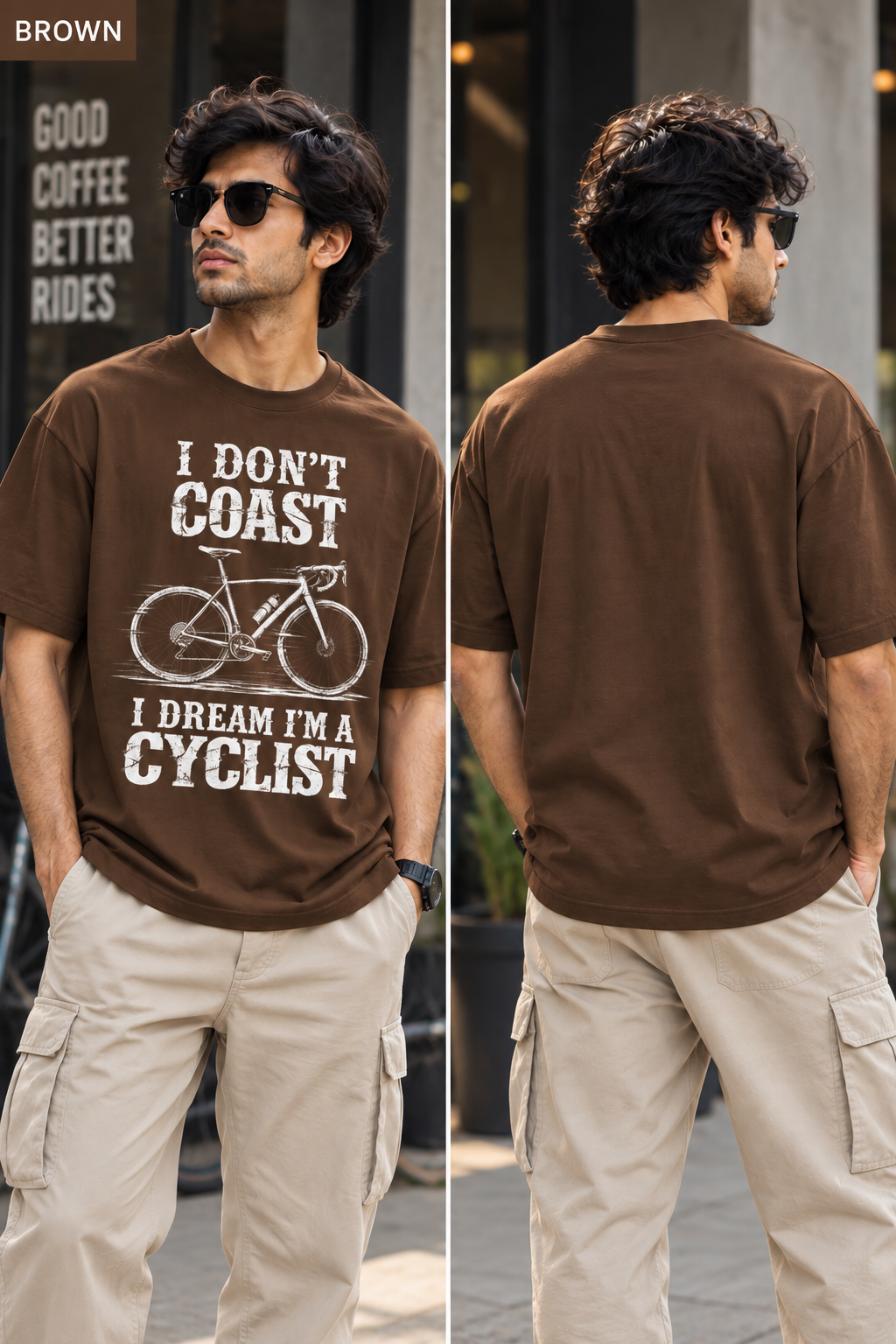 Cyclist – Unisex Oversized T-Shirt