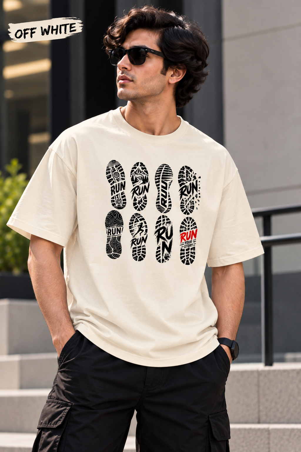 Run – Men's Oversized T-Shirt
