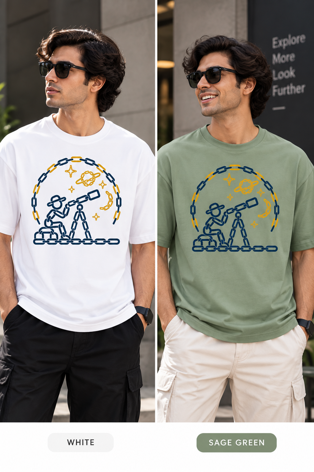 Stargazing – Unisex Oversized T-Shirt