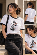 Ardhanarishvara – Women Ringer T-Shirt
