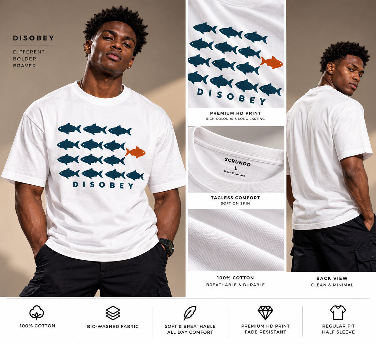 Disobey — Supima Cotton T-Shirt