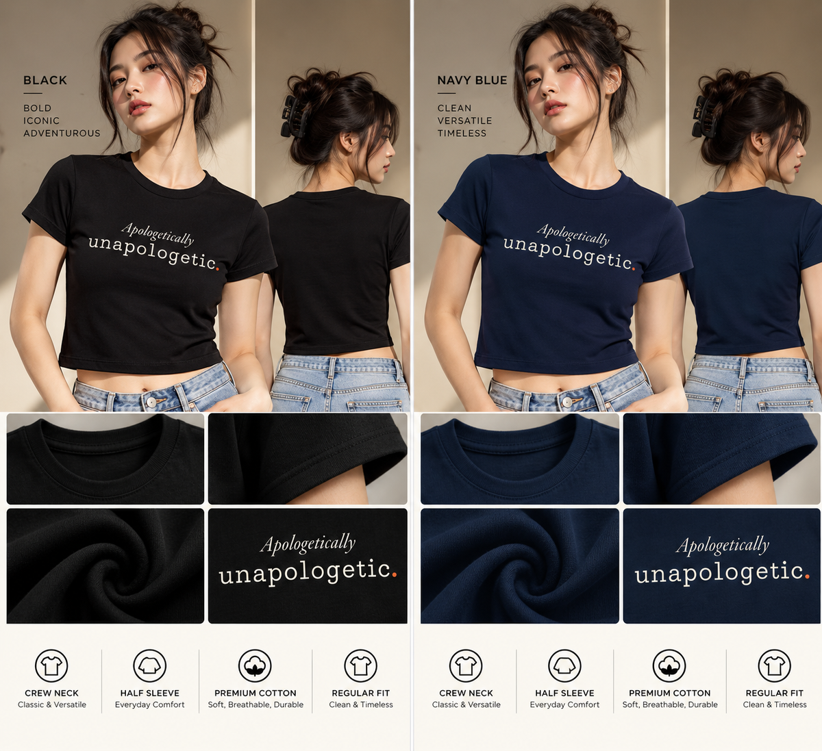 Apologetically Unapologetic — Women’s Baby Tee
