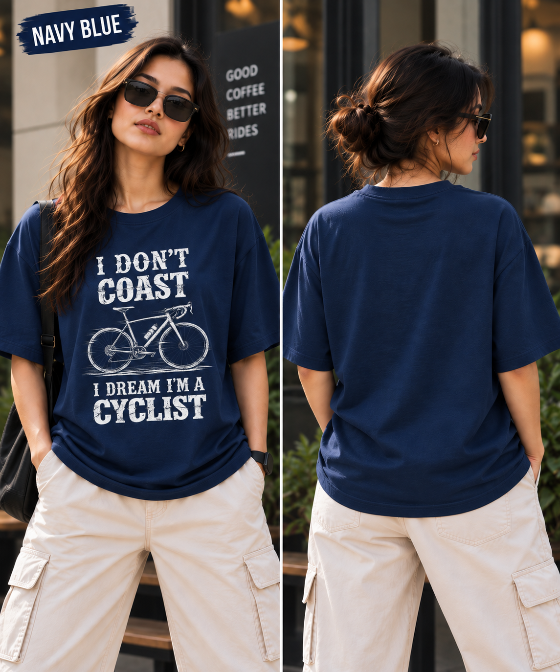 Cyclist – Unisex Oversized T-Shirt