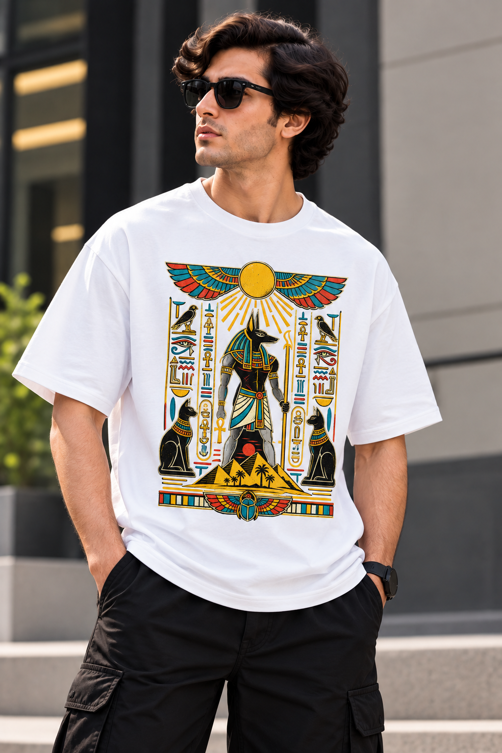 Pharaoh Legacy – Men's Oversized T-Shirt